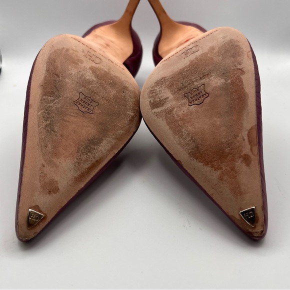 🥳 HOST PICK 🥳 CAROLINA HERRERA LEATHER D’ORSAY PUMPS - Picture 11 of 13